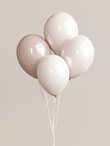 Minimalist Beige Balloons