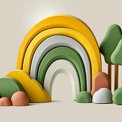 Toy Wooden Rainbow