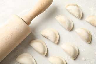 Russian home-made ravioli