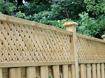 Wooden fence