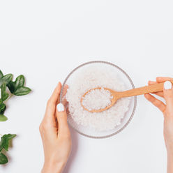 salt bowl and spoon