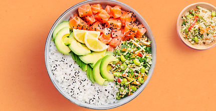 Poke bowl au saumon