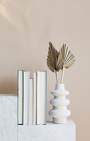 Books And Vase