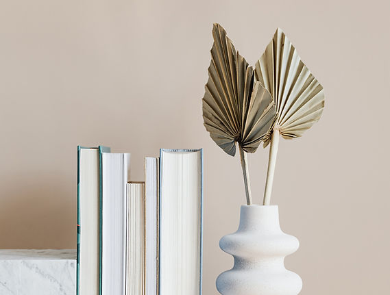 Books And Vase
