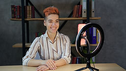 Influencer Shooting a Video