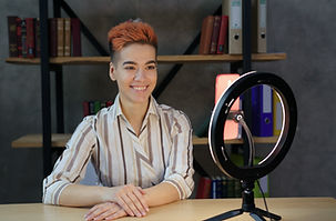 Influencer Shooting a Video