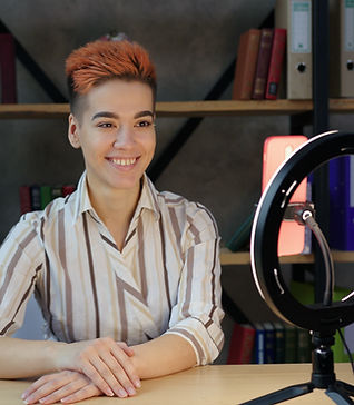 Influencer Shooting a Video