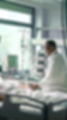 Doctor in hospital room