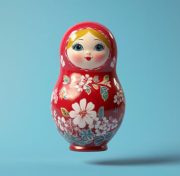 Red Matryoshka Doll