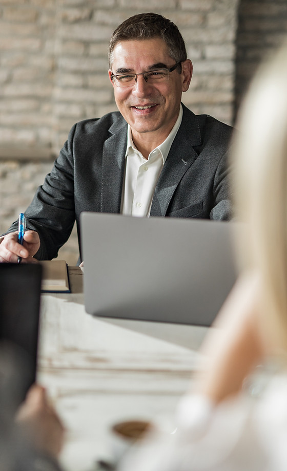 Financial Consultation talking to two clients