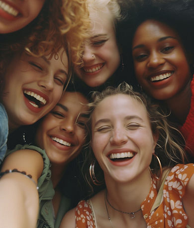 Group Of Smiling Friends