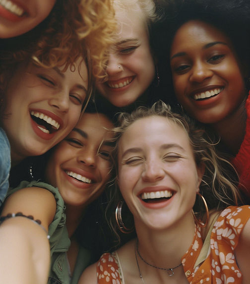 Group Of Smiling Friends