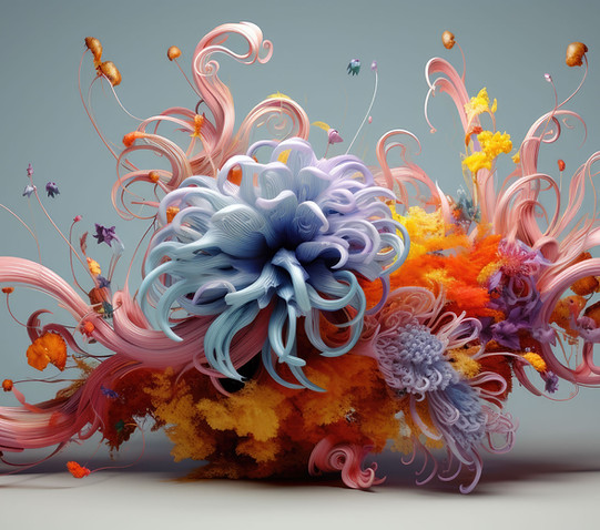 Abstract Floral Design
