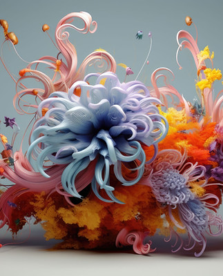 Corales de colores