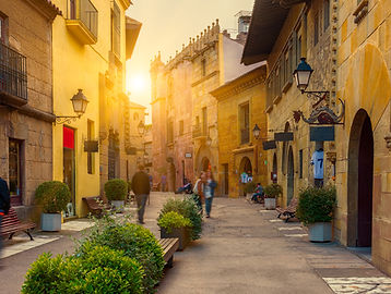 Caminando al atardecer