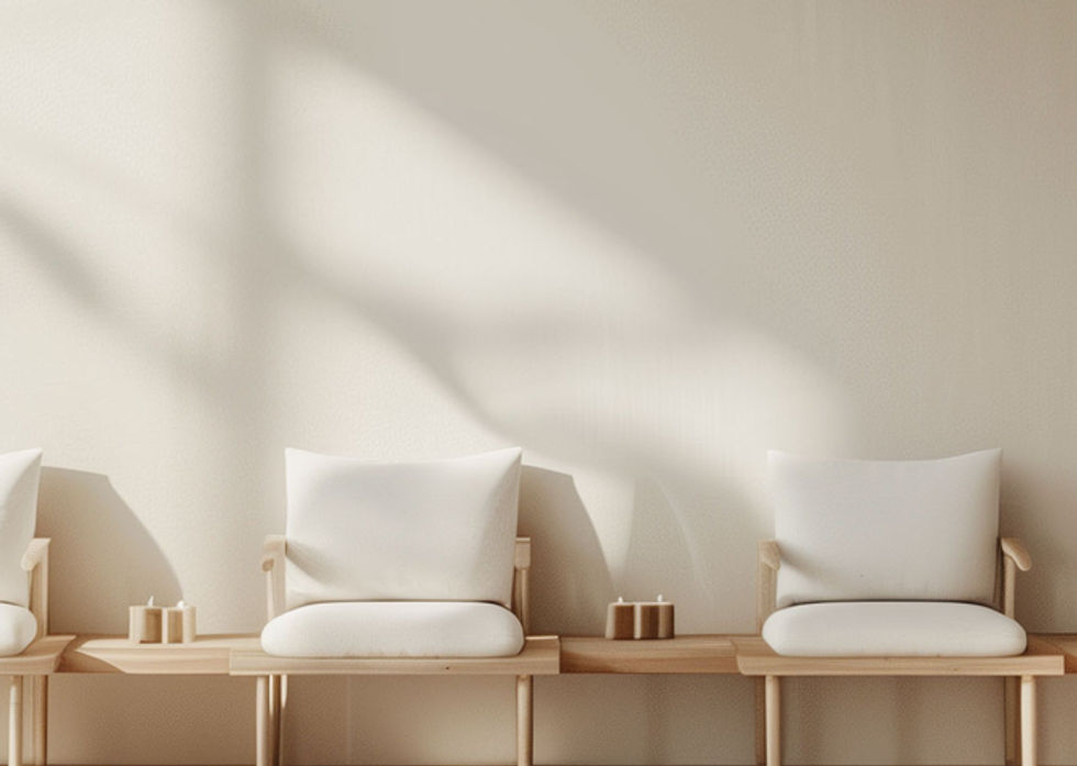 Minimalist Waiting Area