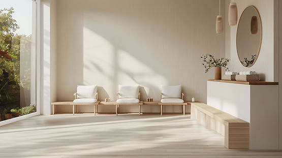 Minimalist Waiting Area