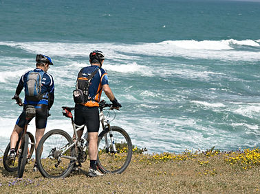 Radfahren am Meer