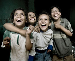 Poor Kids Laughing