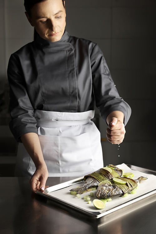 Chef Prepares Fish