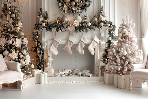Elegant Christmas Decor Scene