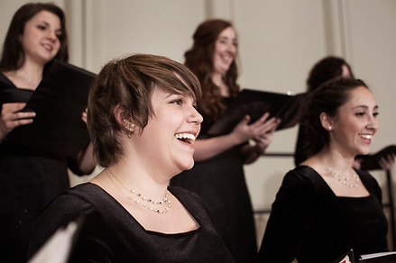 Choir Performing on Stage