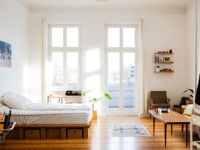 Decluttered, organized, modern home