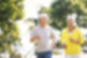 Old Couple Running