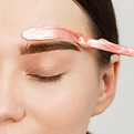Eyebrow tint and wax in Swansea shaping and defining brows with precise waxing and colour enhancement for a clean, polished finish.