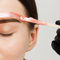 Eyebrow Waxing Process
