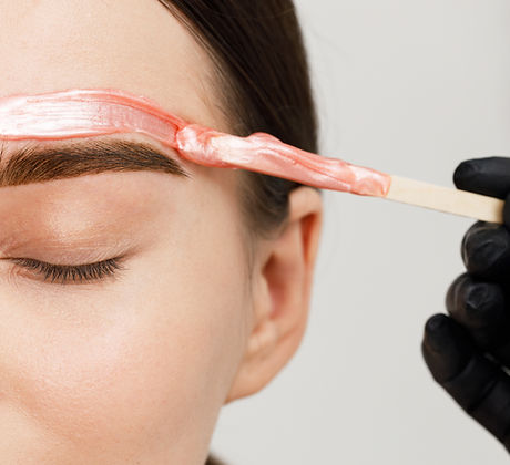 Eyebrow Waxing Process