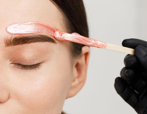 Eyebrow Waxing Process