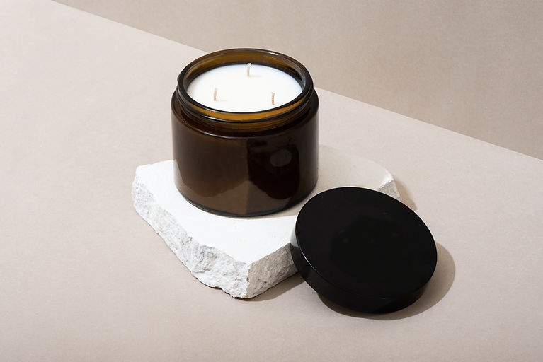 Brown Candle Jar