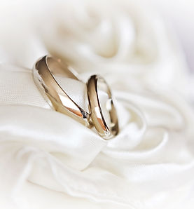 Wedding Rings on Fabric