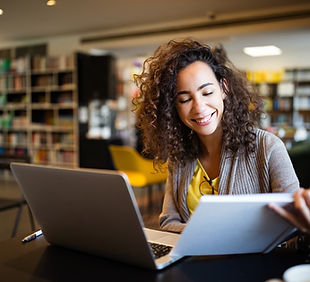 Studying in the Library