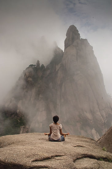 Meditation in Mountain Fog