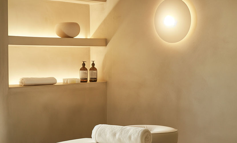 Spa treatment room