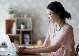 Woman on her Laptop