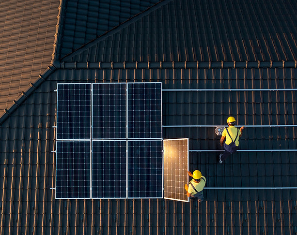Solar panel installation