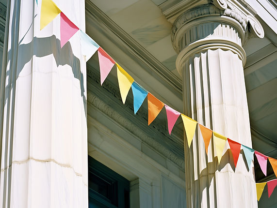 Colorful Pennant Banners