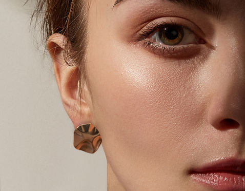 Gold Stud Earring