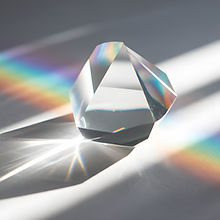 Crystal with Rainbow Light