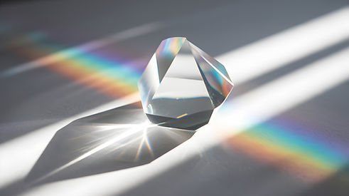 Glass Prism Reflection