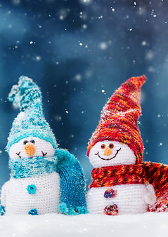 Knitted Snowmans