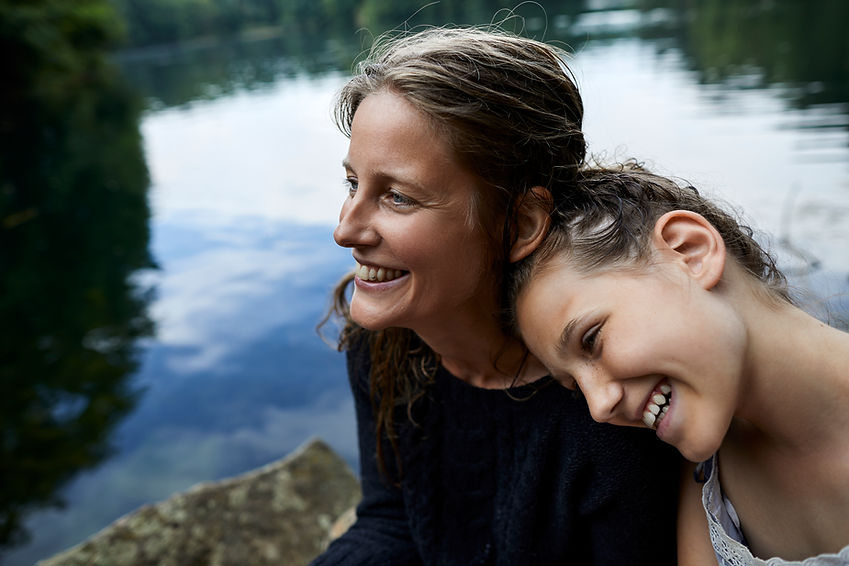 Friends by the Lake