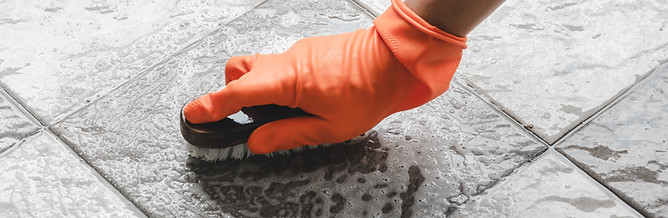 Scrubbing Tiles