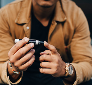 Man Doing Blood Test
