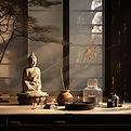 Décoration de bouddha zen