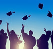 Lancer de chapeaux de remise de diplômes