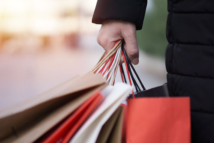 Llevar las bolsas de la compra